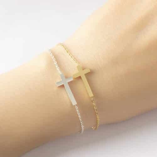 Help Yourself Cross Bracelet