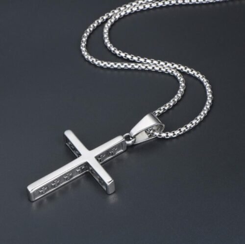 Unisex Stainless Steel Cross - Image 5